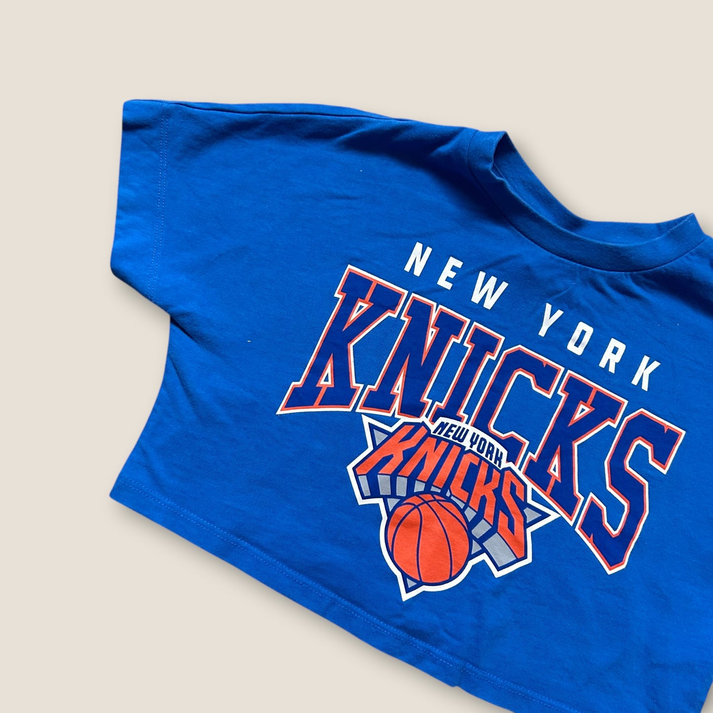 3-4 Years Next Blue Cropped New York Nicks Graphic T-Shirt