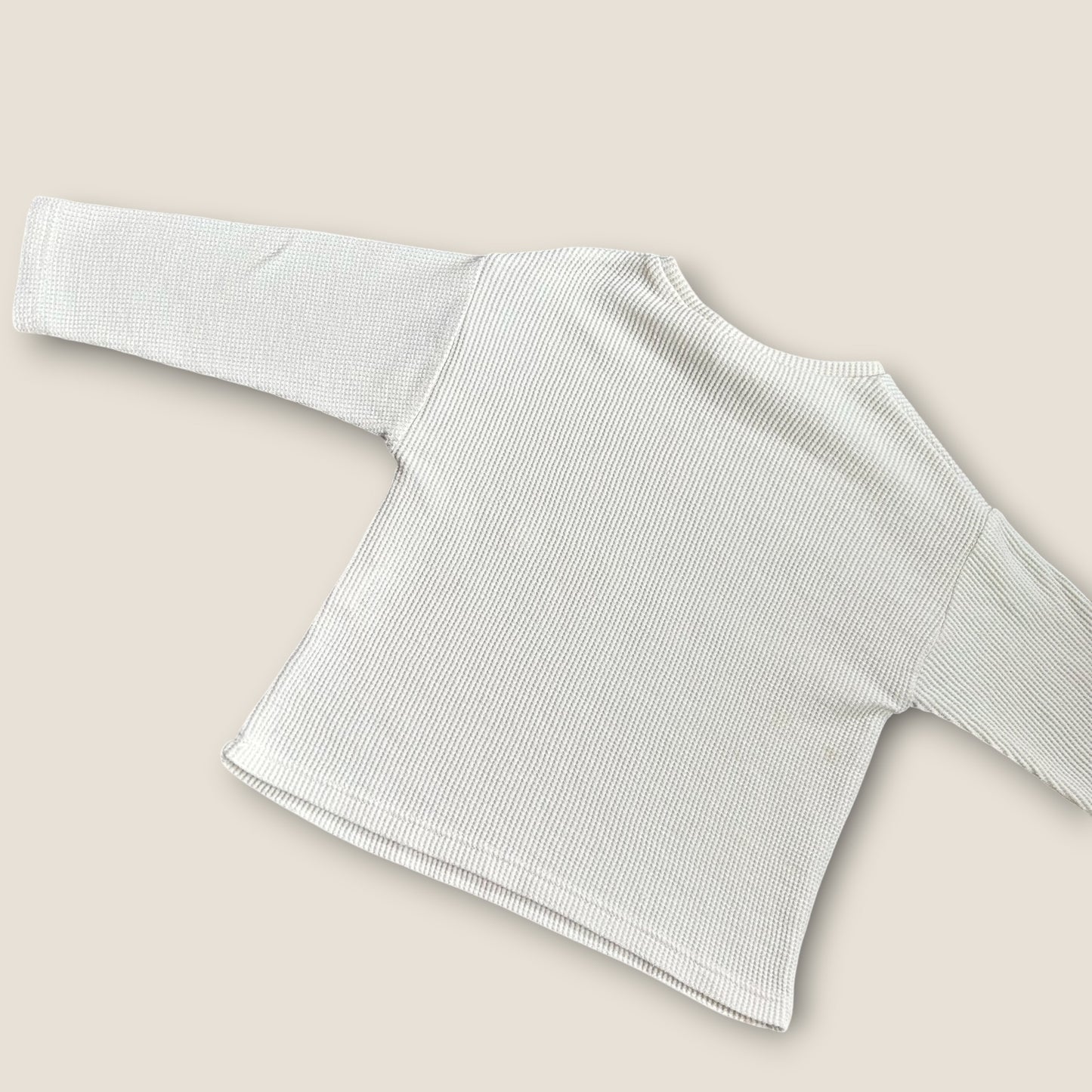 18-24 Months Zara Cream Waffle Knit Top