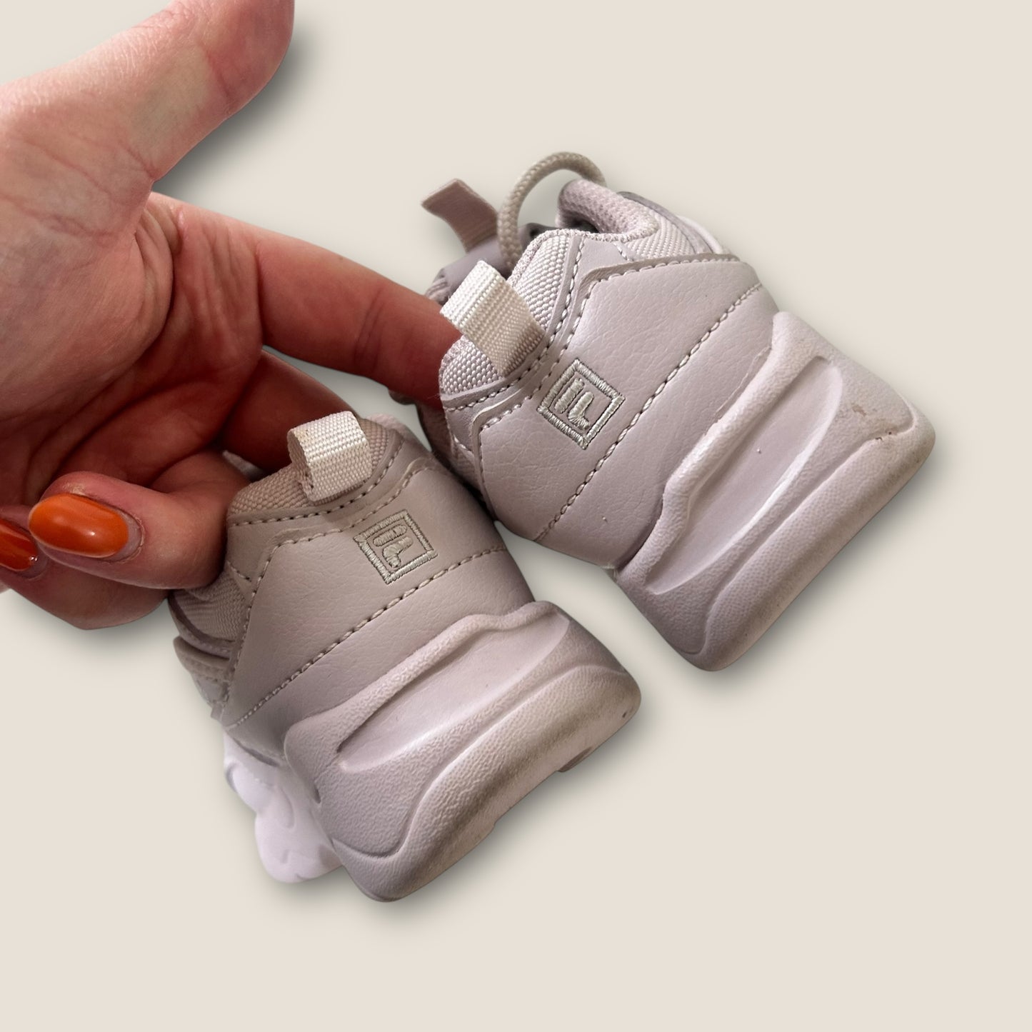 UK Infant Size 5 Fila Lilac Purple Chunky Trainers