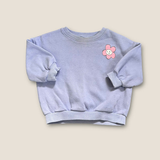 12-18 Months Next Blue Floral Graphic Sweatshirt