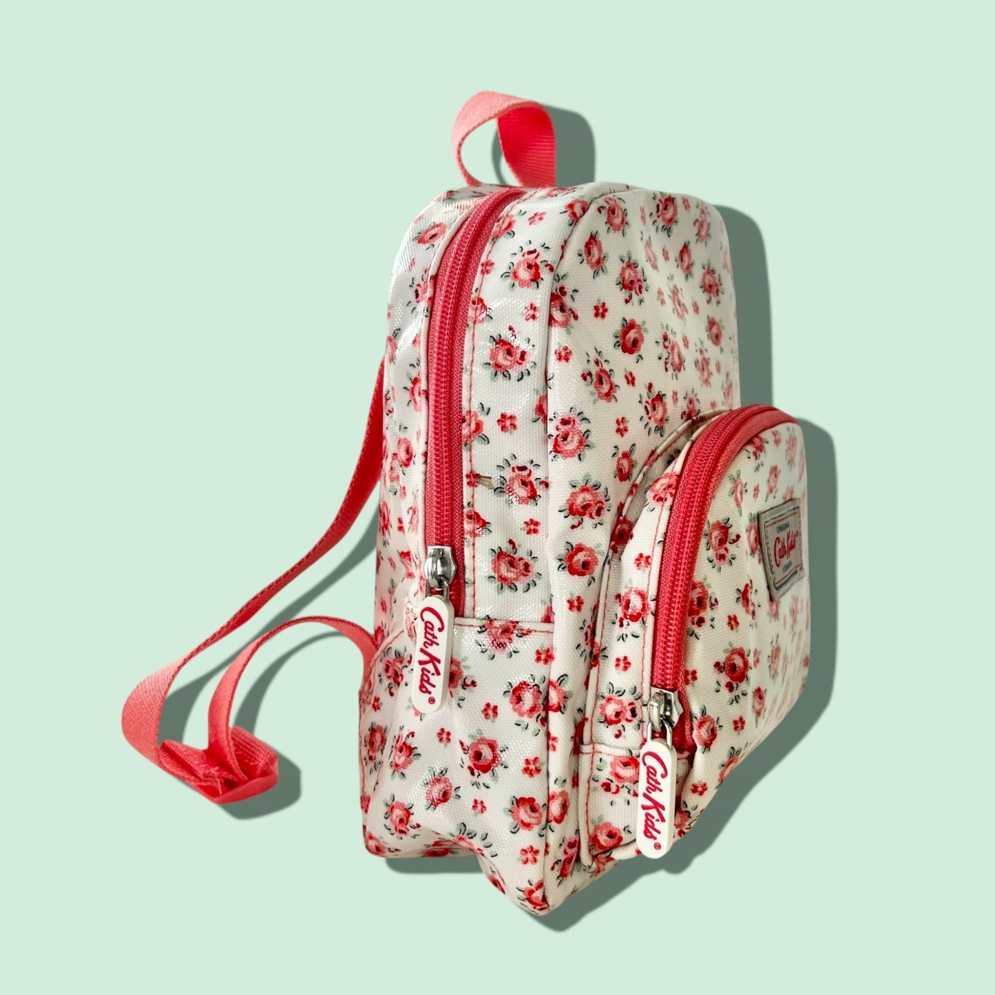Cath Kidston Mini Pink Olicloth Floral Backpack