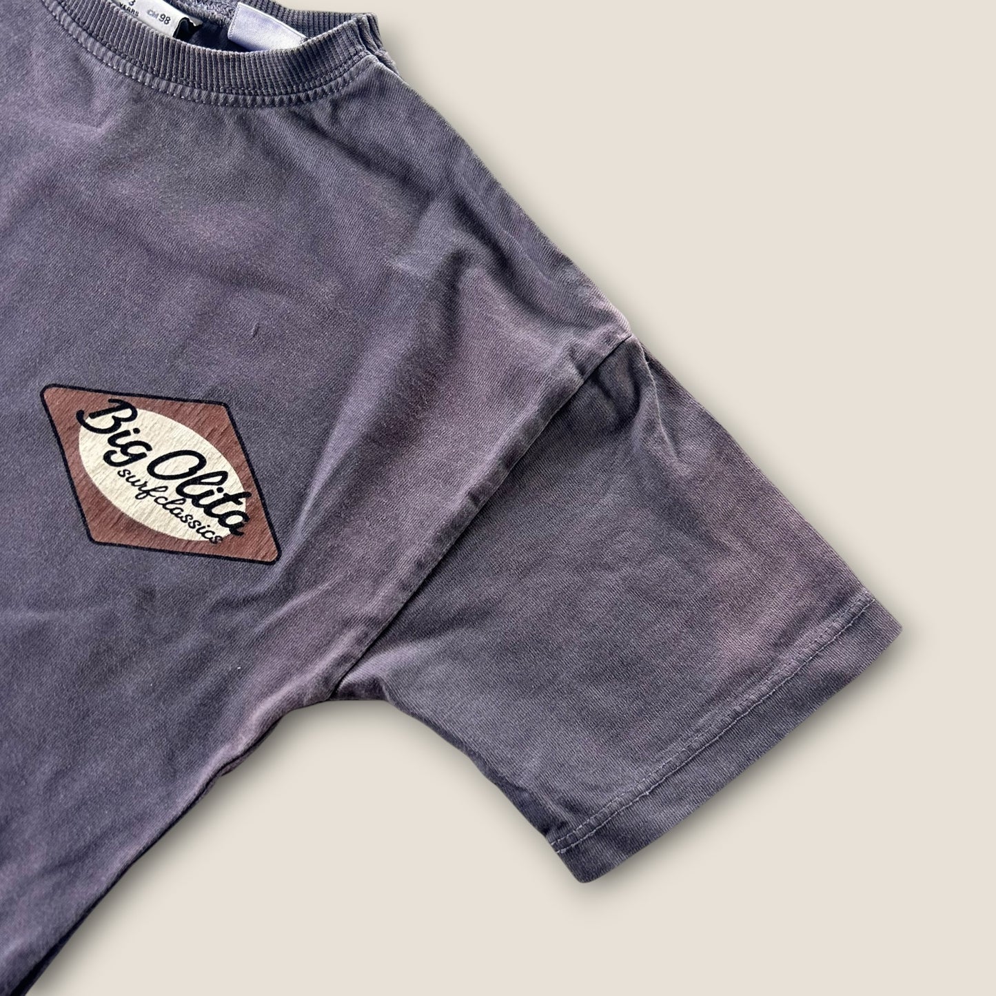 2-3 Years Zara Charcoal Grey Graphic Print T-Shirt