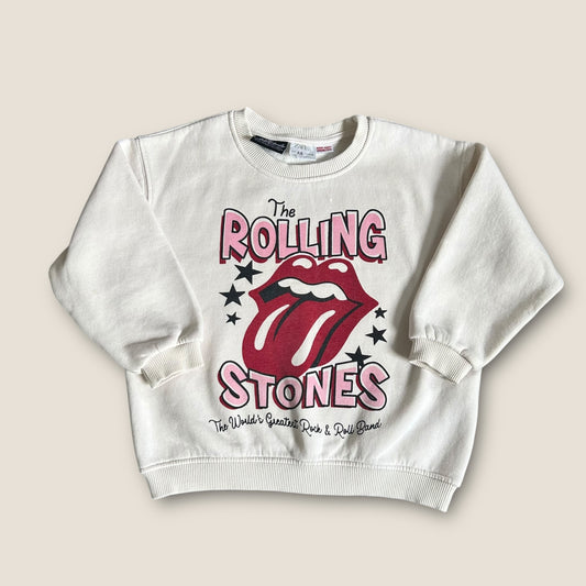 4-5 Years Zara Cream The Rolling Stones Sweatshirt