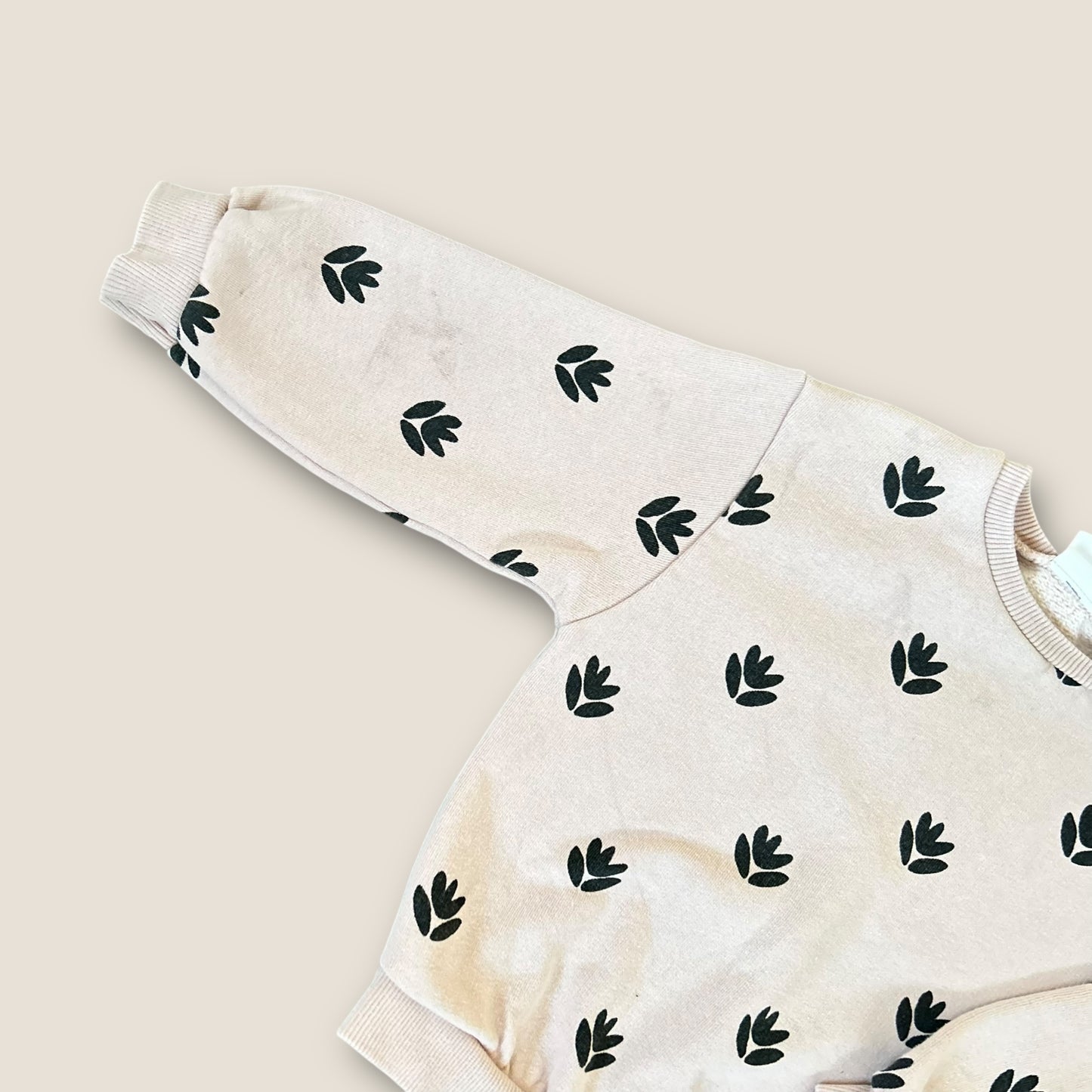 18-24 Months Zara Pink Floral Printed Sweatshirt and Leggings Set Co Ord