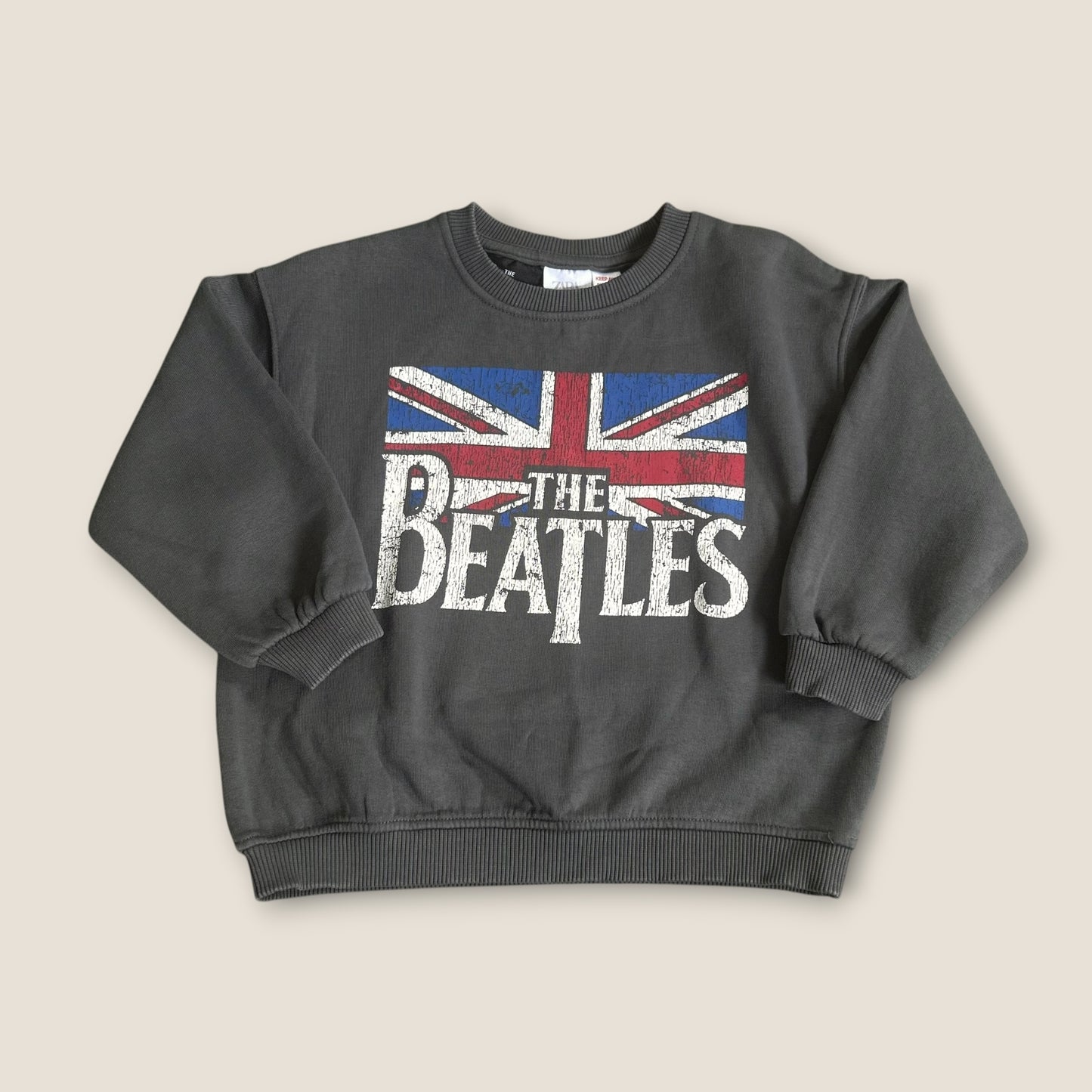 4-5 Years Zara Charcoal Grey 'The Beatles' Sweatshirt