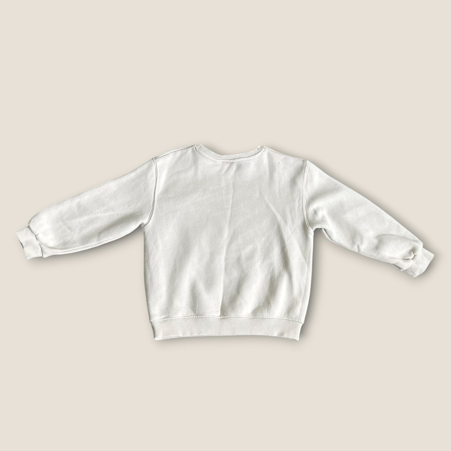 4-5 Years Zara Beige Graphic Paris Sweatshirt