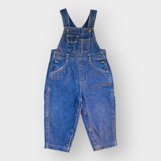 18-24 Months Vintage St Bernard Denim Dungarees