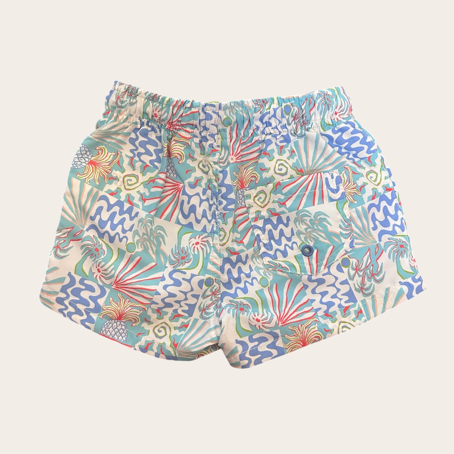 1.5-2 years Zara Blue Tropical Print Swim Shorts New