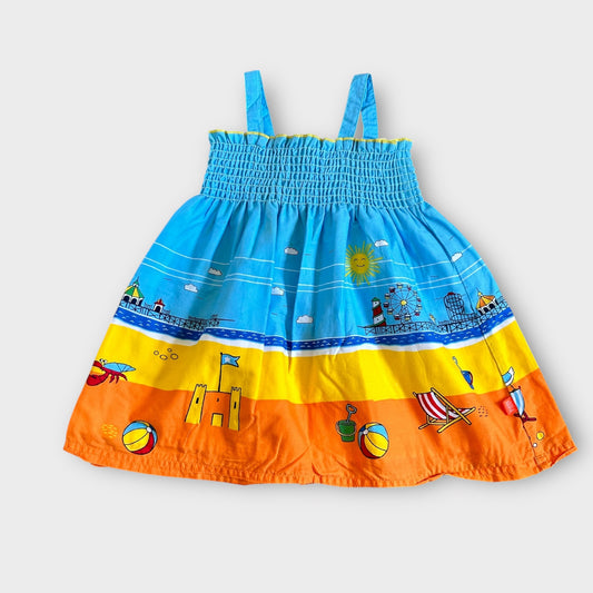 9-12 Months Little Bird Summer Dress Beach Themed Quirky