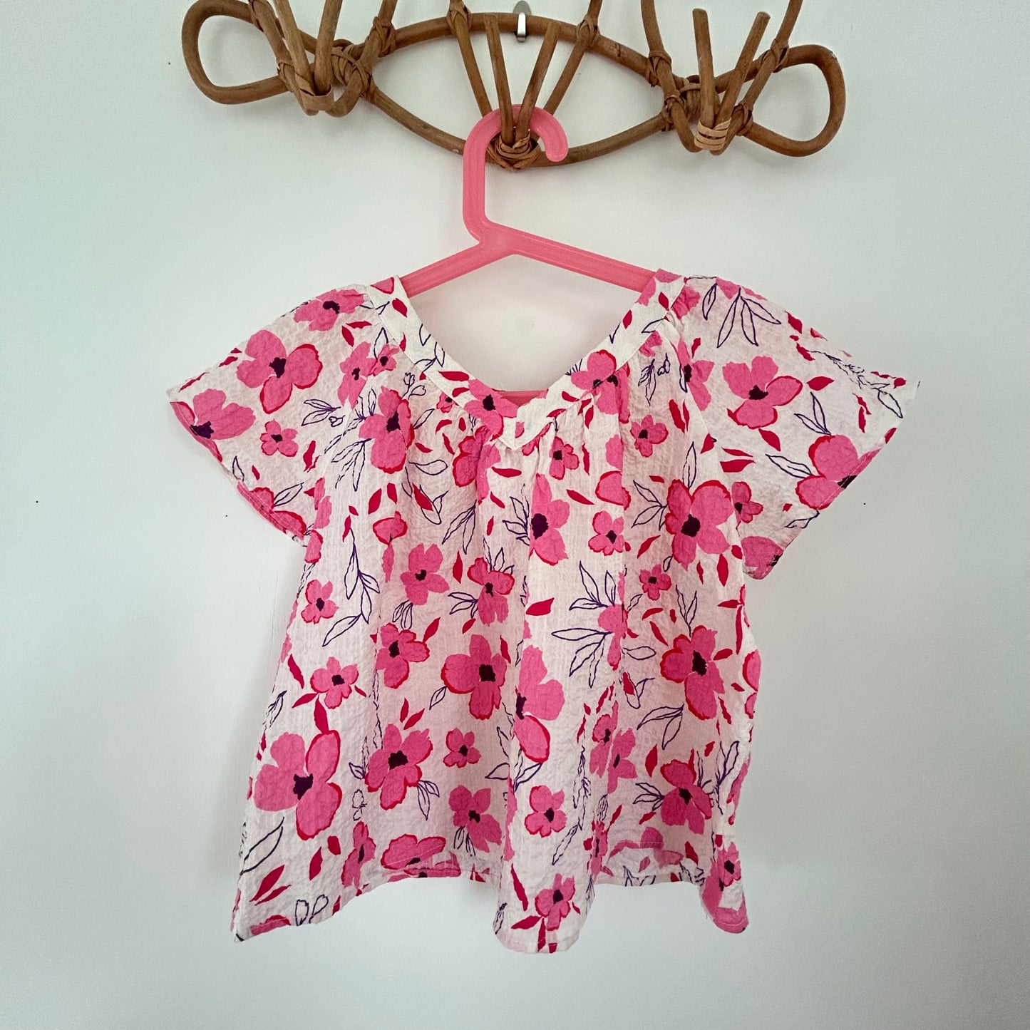 4-6 Years Zara Pink Floral Summer Co-ord Two Piece Set