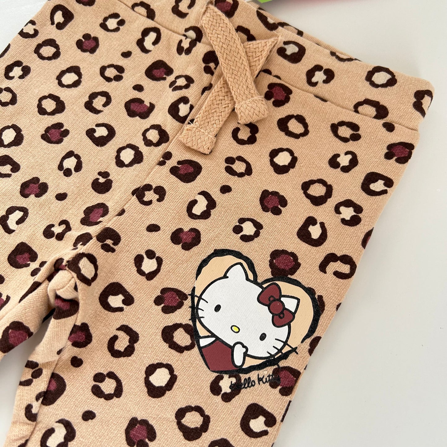 3-6 Months Hello Kitty Leopard print leggings New