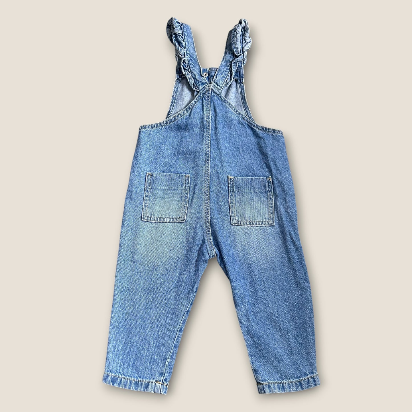 18-24 Months Zara Denim Frill Dungarees