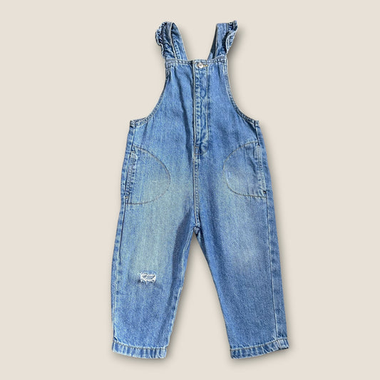 18-24 Months Zara Denim Frill Dungarees