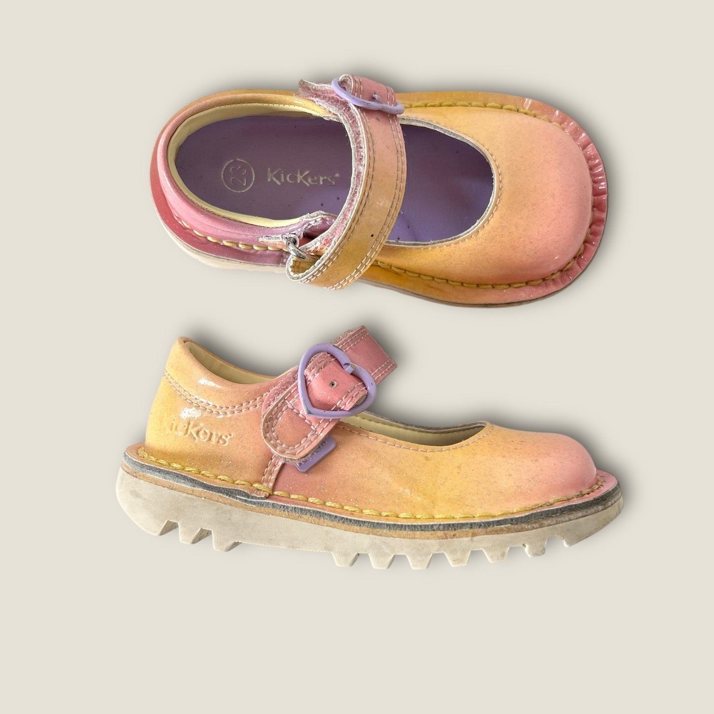 UK Infant Size 6 Kickers Mary Jane Shoes