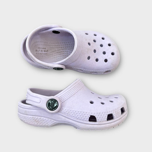 UK Infant Size 8 Lilac Crocs Clogs