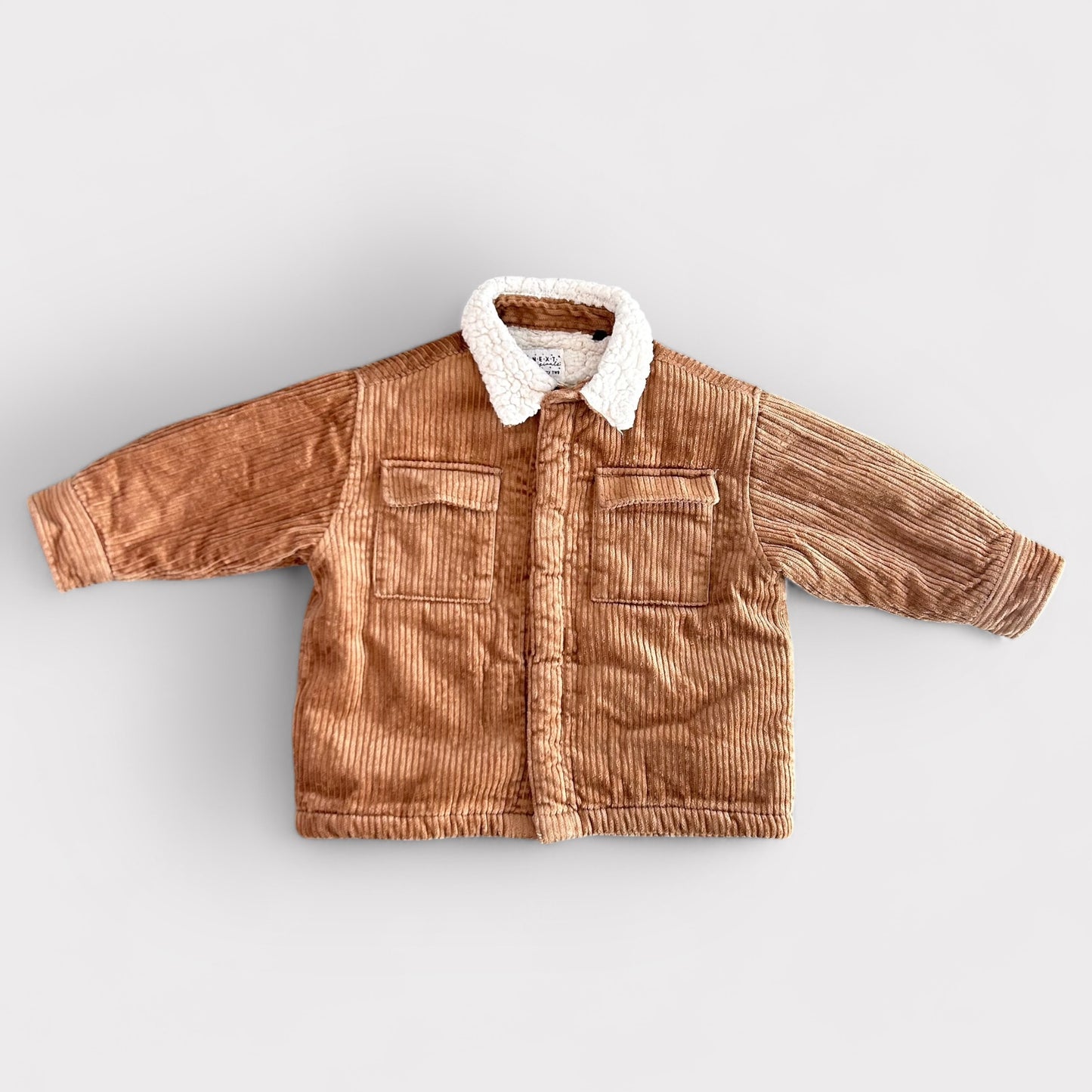 18-24 Months Next Brown Corduroy Sherpa Coat Jacket