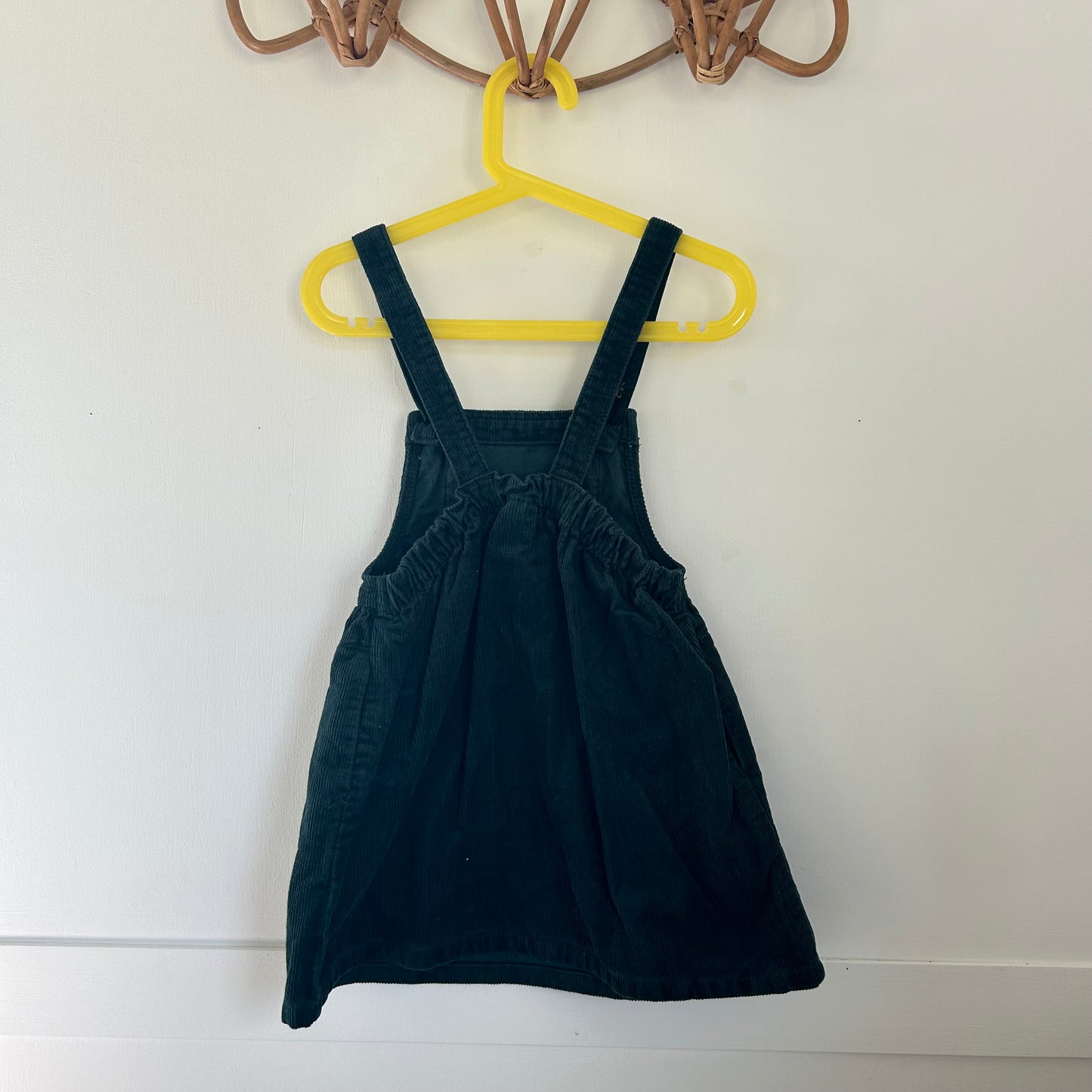 2-3 Years Next Dark Green Corduroy Pinafore Dress