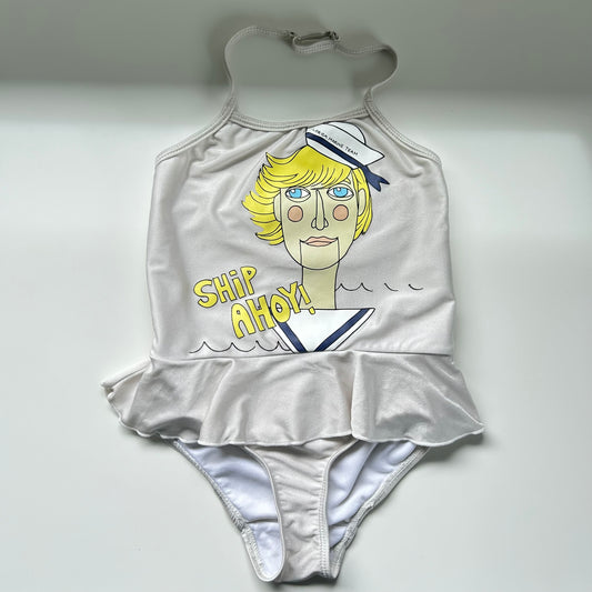 3-4 years Mini Rodini Cream Swimsuit Costume