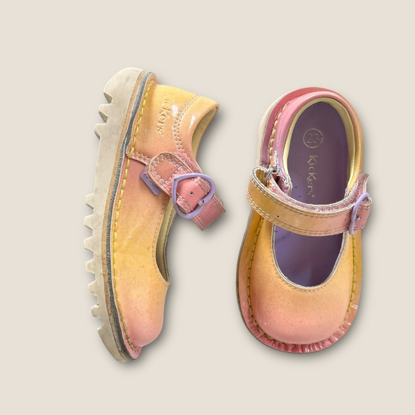 UK Infant Size 6 Kickers Mary Jane Shoes