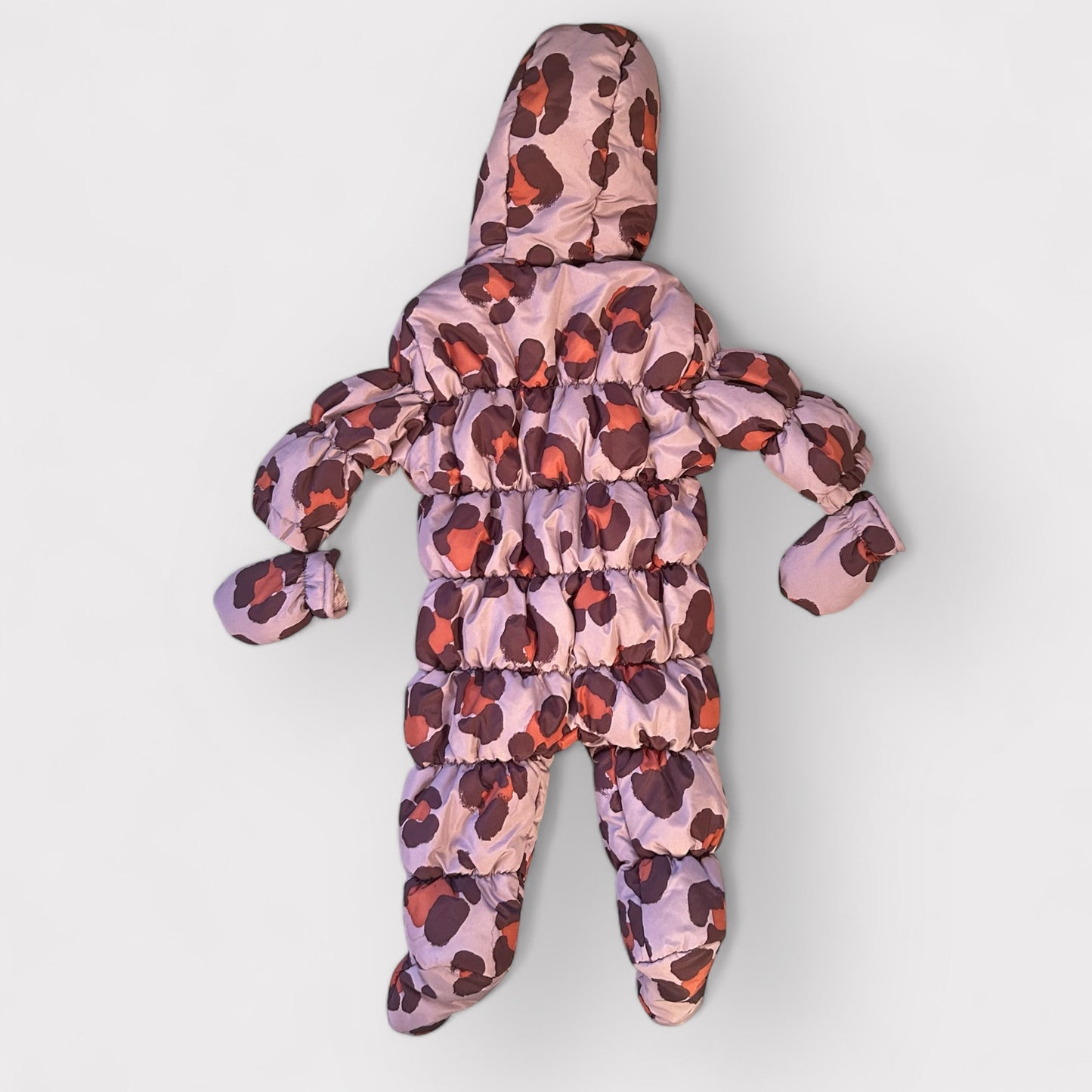 3-6 Months Next Purple Leopard Print Padded Snowsuit Coat