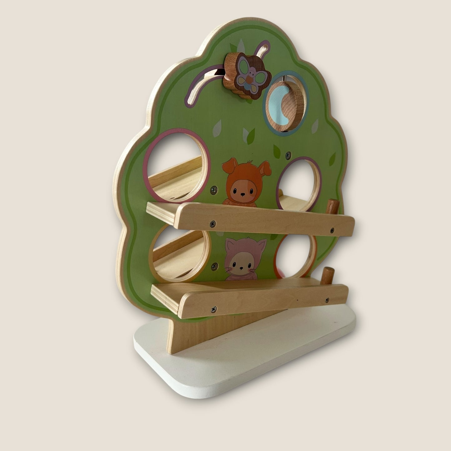 Our Little World Wooden Sensory Tree Ball Run