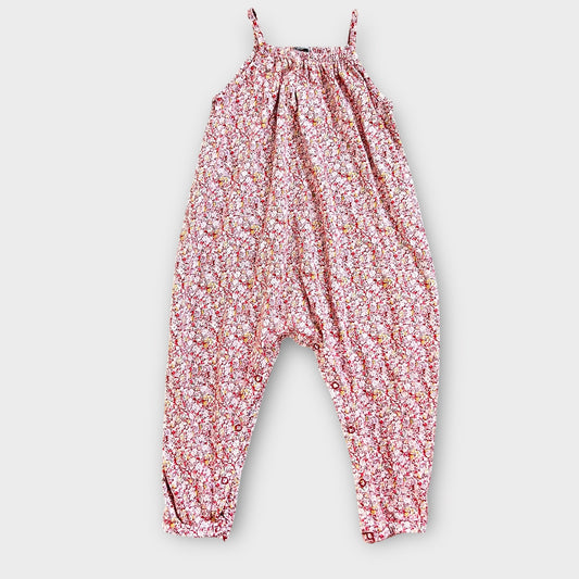 1.5-2 Years Next Red Floral Cotton Jersey Romper Suit