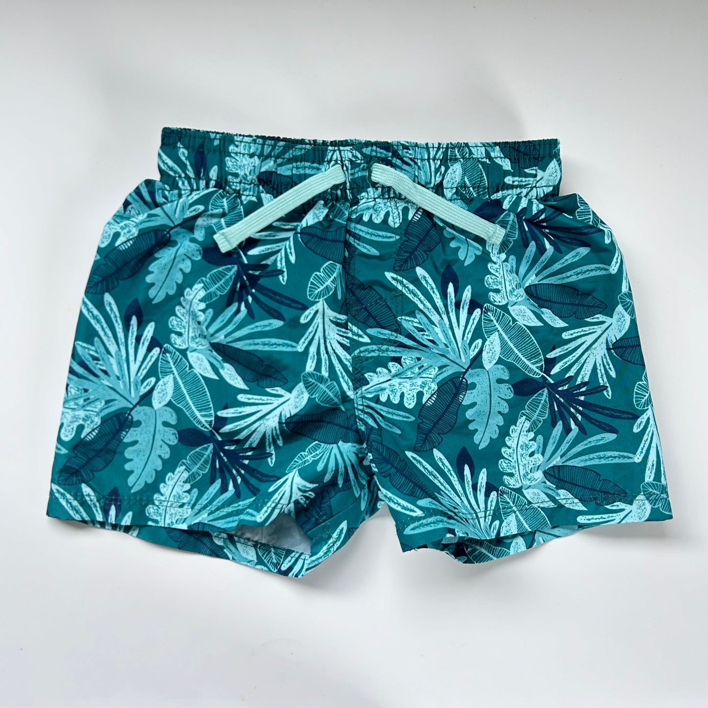 1-2 Years H&M Tropical Leaf Print Swim Shorts Trunks