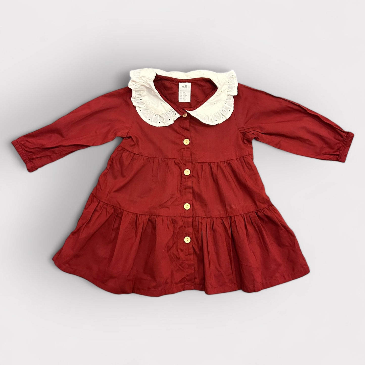 4-6 Months H&M Red Christmas Dress