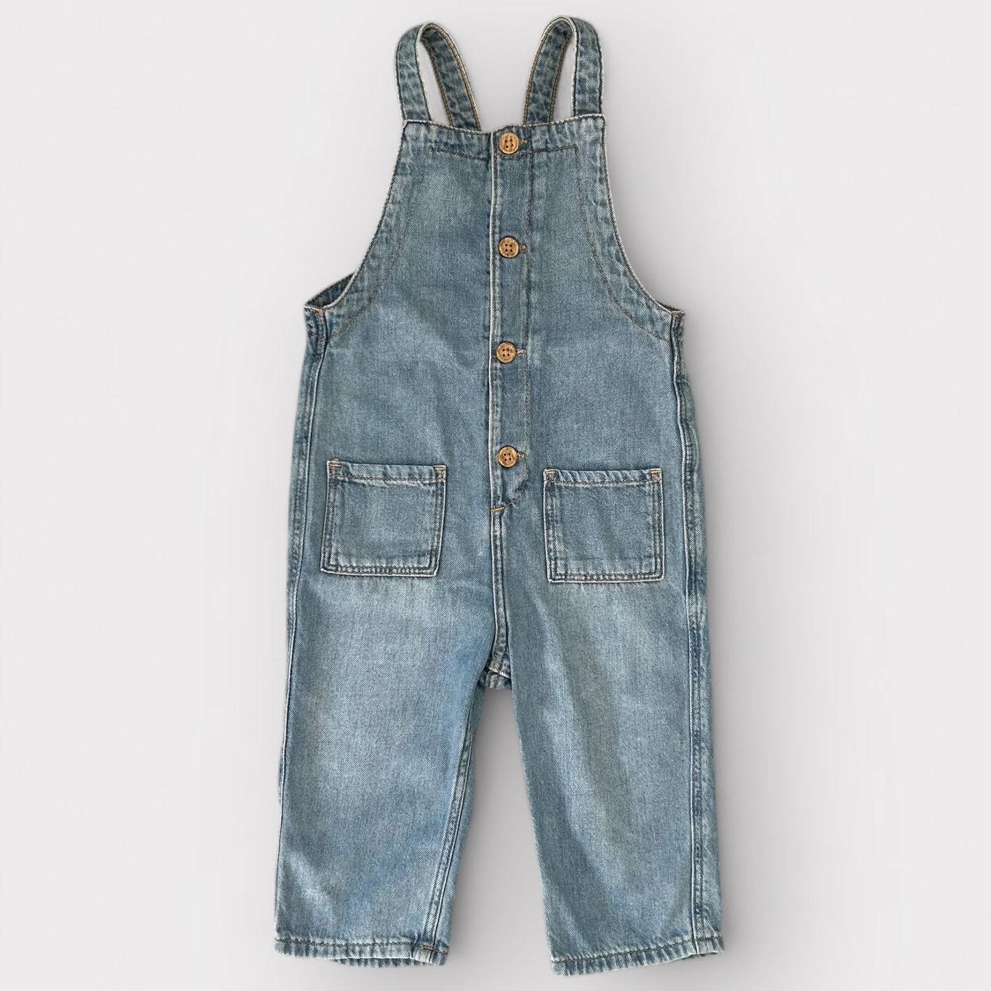 9-12 Months H&M Blue Denim Dungarees