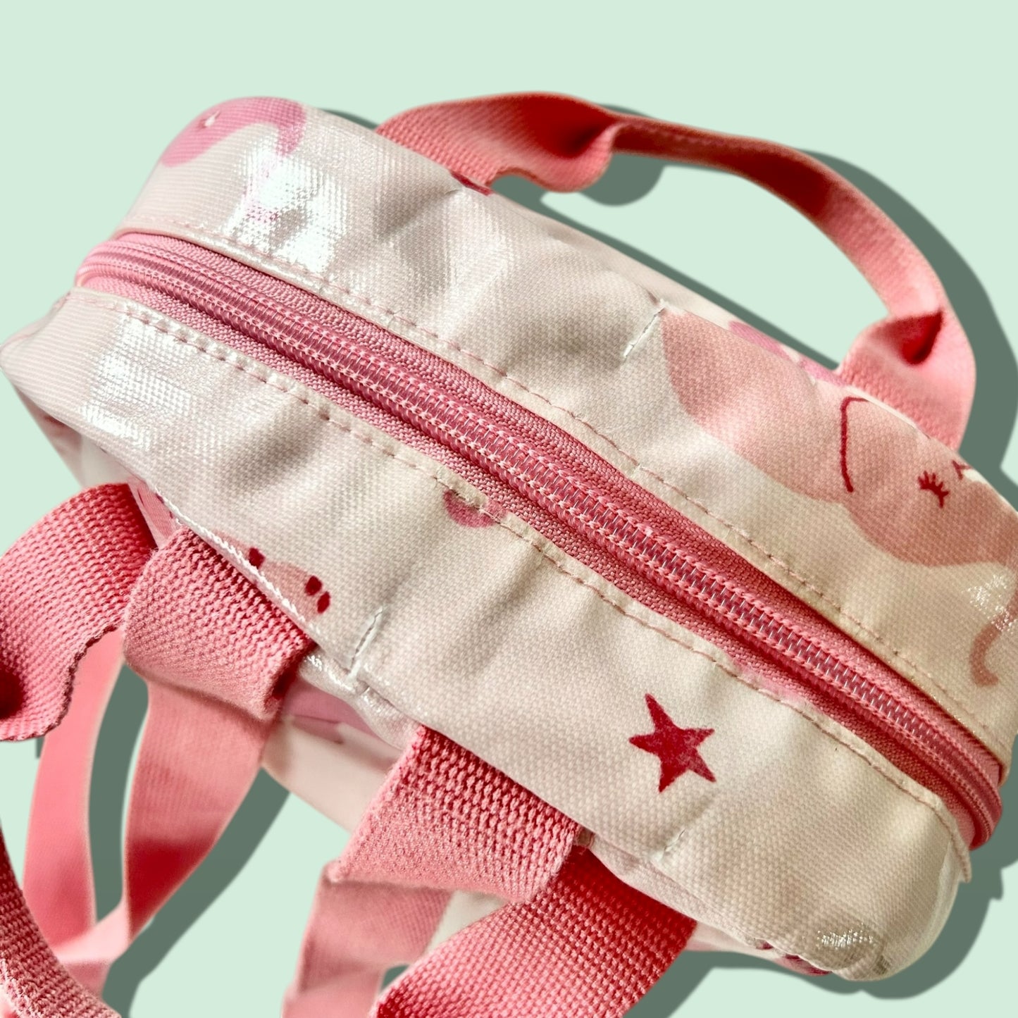 Cath Kidston Pink Olicloth Elephants Backpack