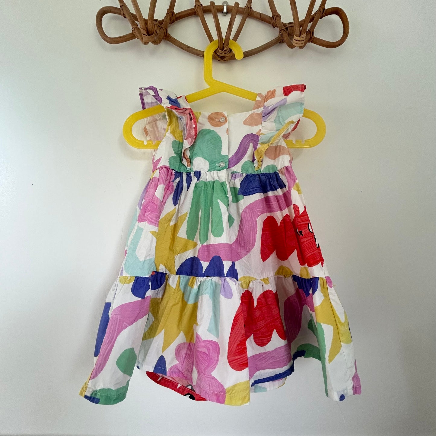 6-9 Months H&M Liunic Bright Abstract Summer Dress