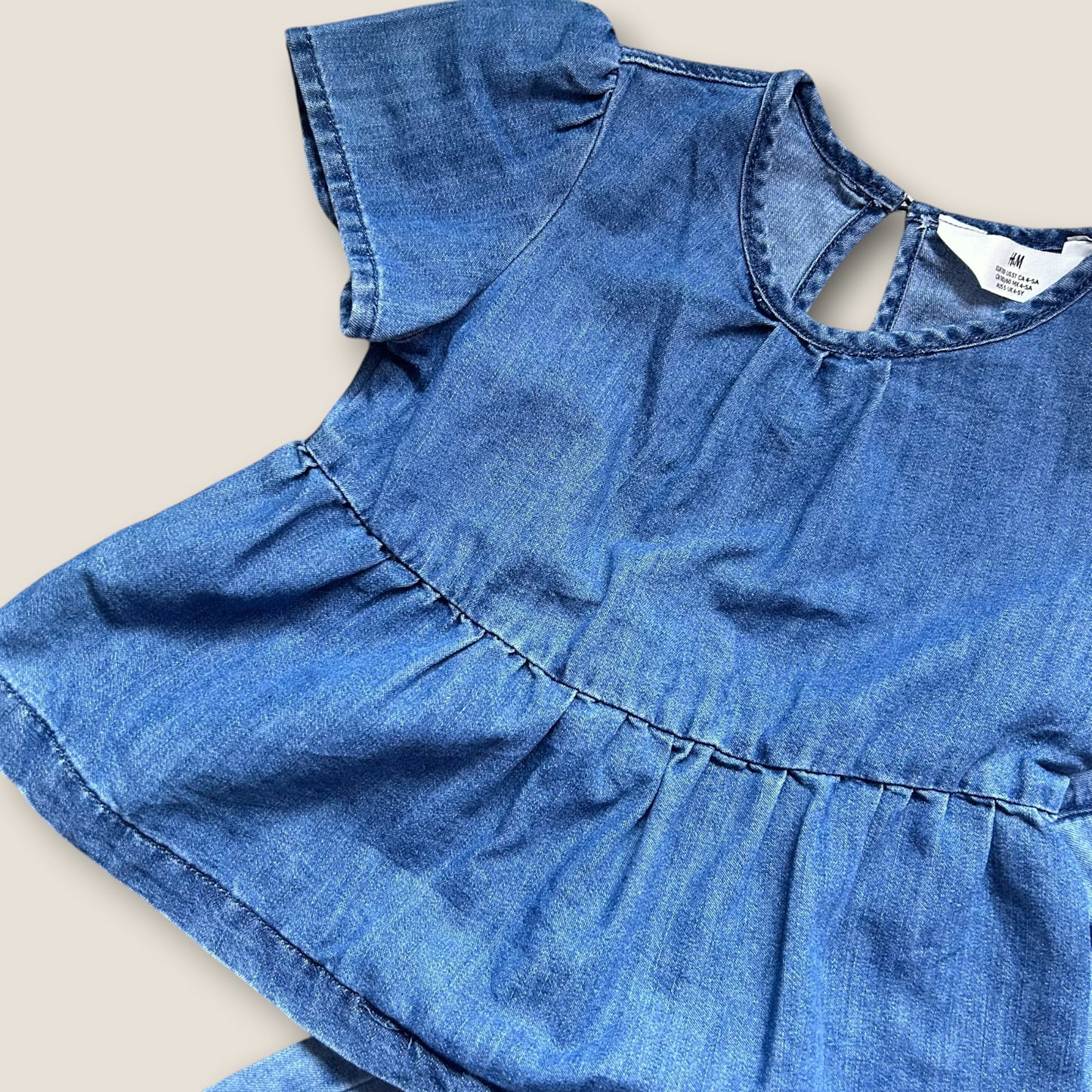 4-5 Years H&M Denim Two Piece Co Ord Set top and Jeans