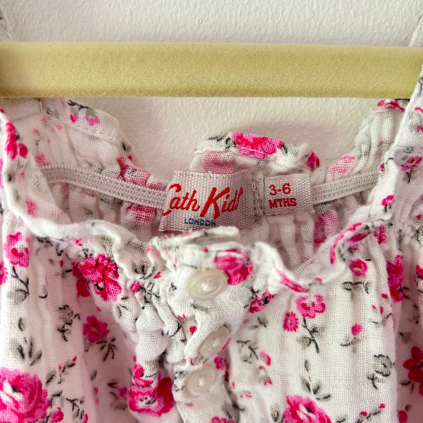 3-6 Months Cath Kidston Pink Floral Romper