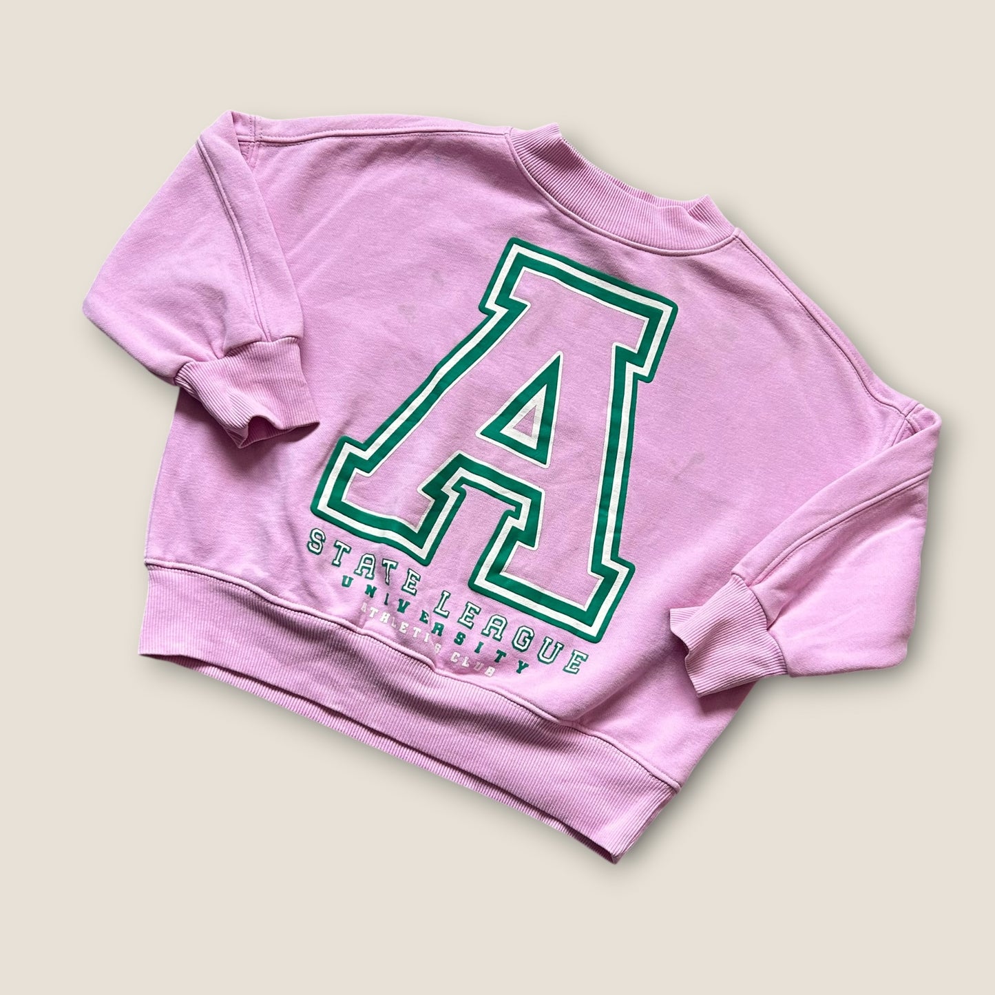 4-5 Years Next Pink Sporty Oversized Sweatshirt