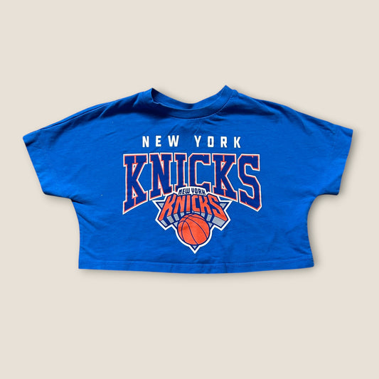 3-4 Years Next Blue Cropped New York Nicks Graphic T-Shirt