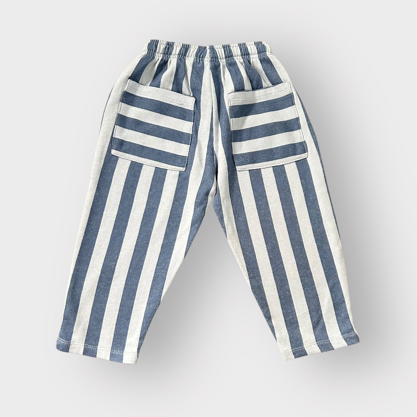 12-18 Months Zara Blue Chunky Striped Joggers Trousers New