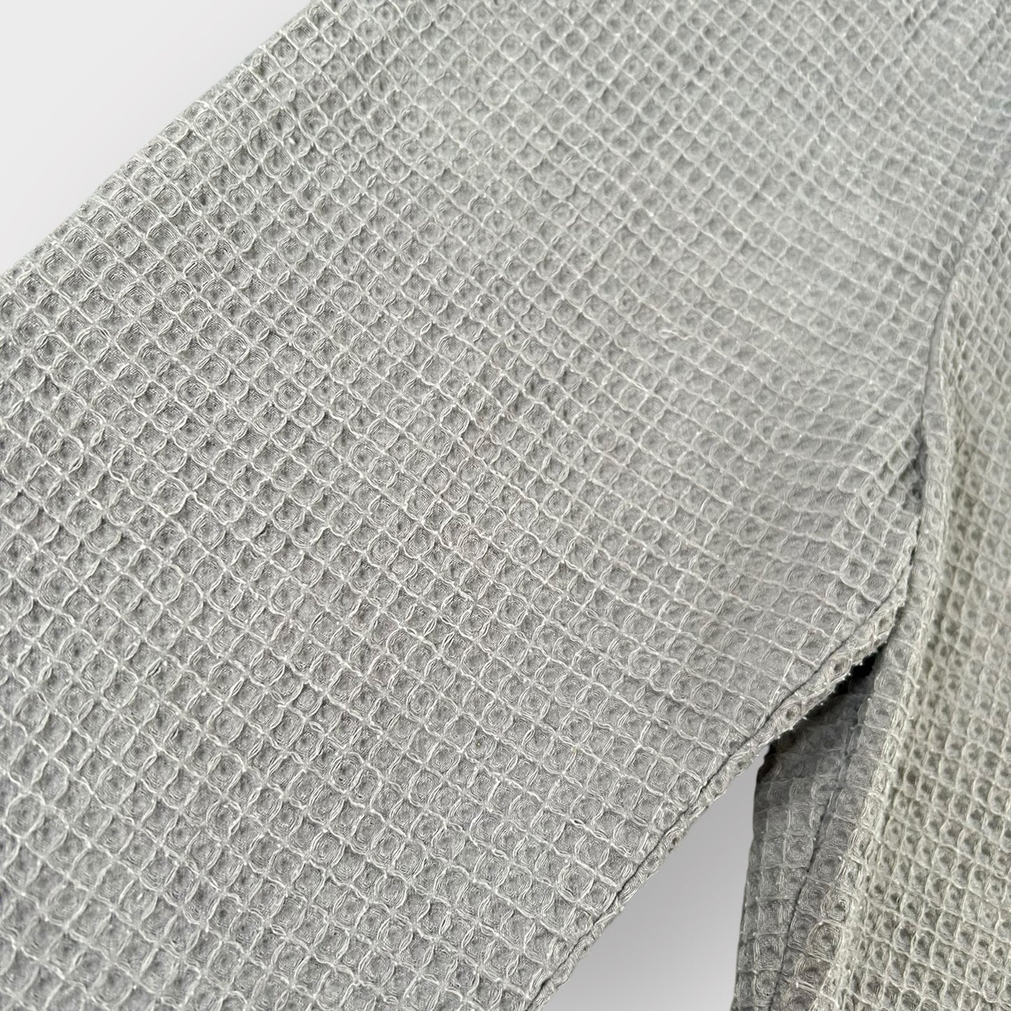 3-4 Years Zara Grey Waffle Knit Loose Oversized Dungarees