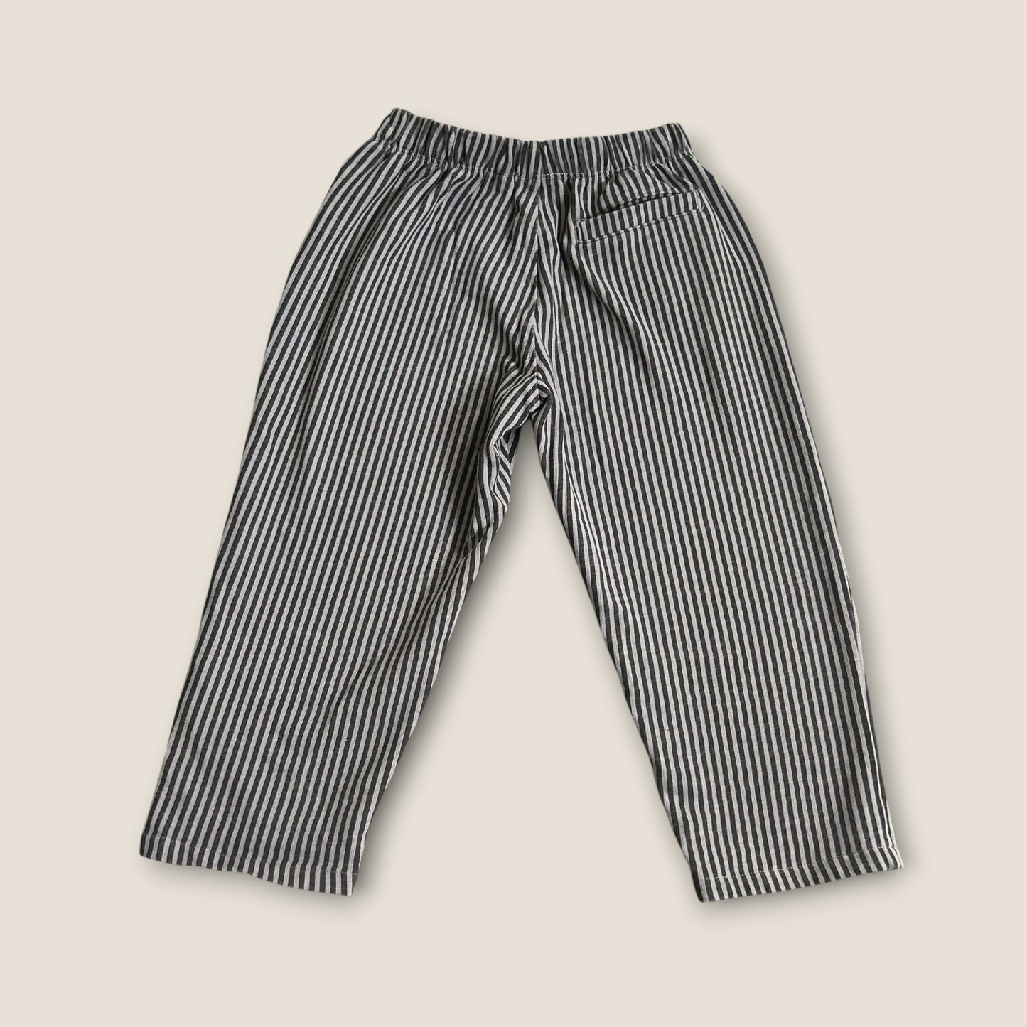 4-5 Years Next Grey Striped Loose Fit Wide Trousers