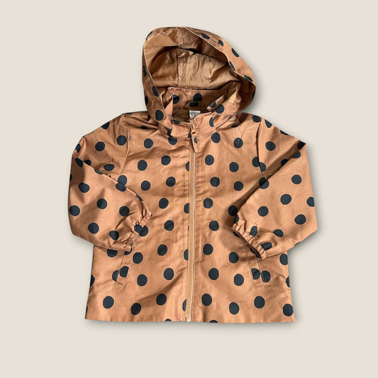 3-4 Years H&M Brown Polka Dot Spotty Windbreaker Jacket