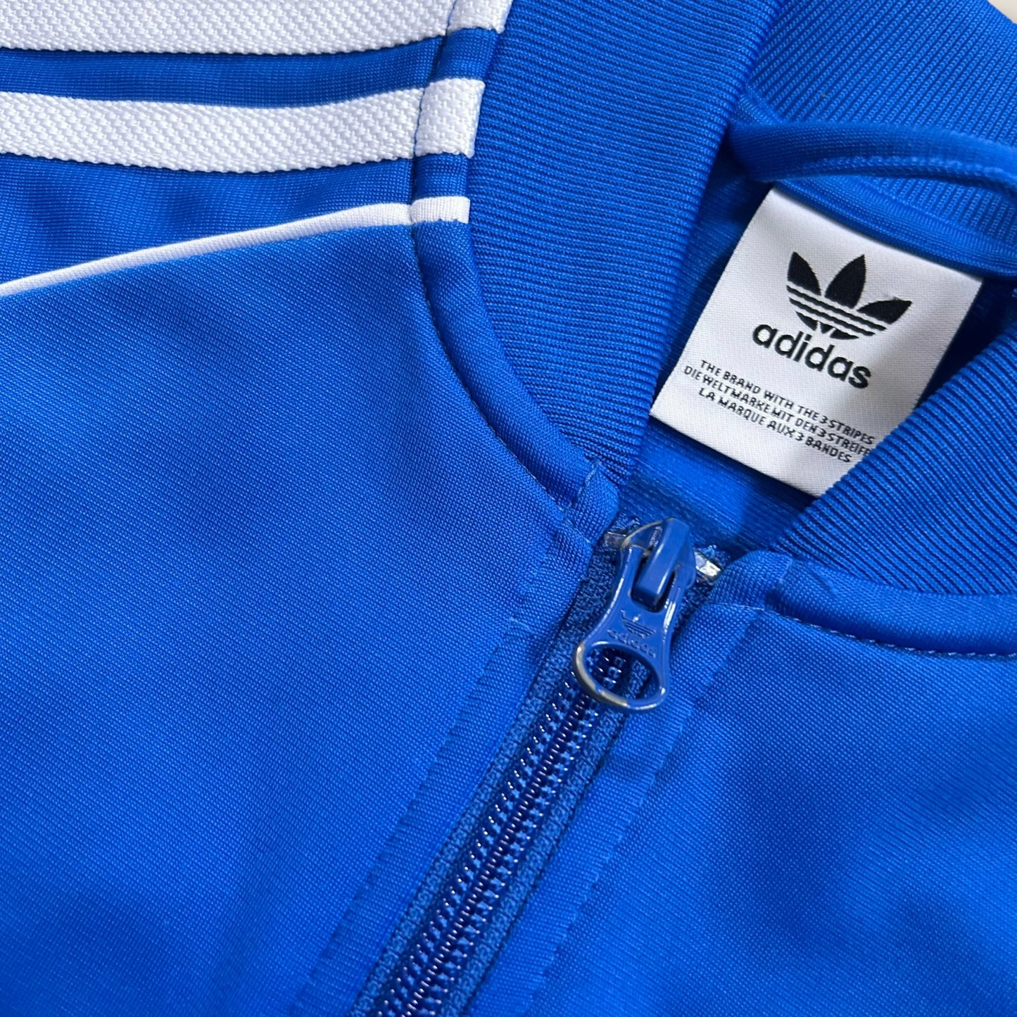 4-5 Years Adidas Originals Blue Zip Jacket