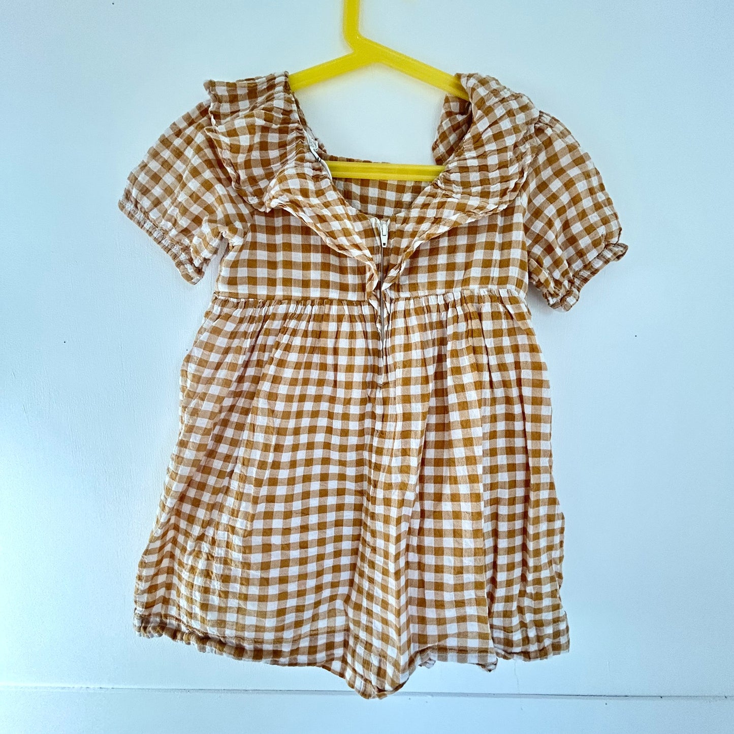 3-4 Years H&M Yellow Gingham Dress