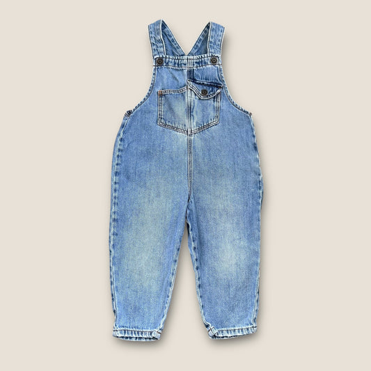 2-3 Years Zara Blue Denim Dungarees Overalls