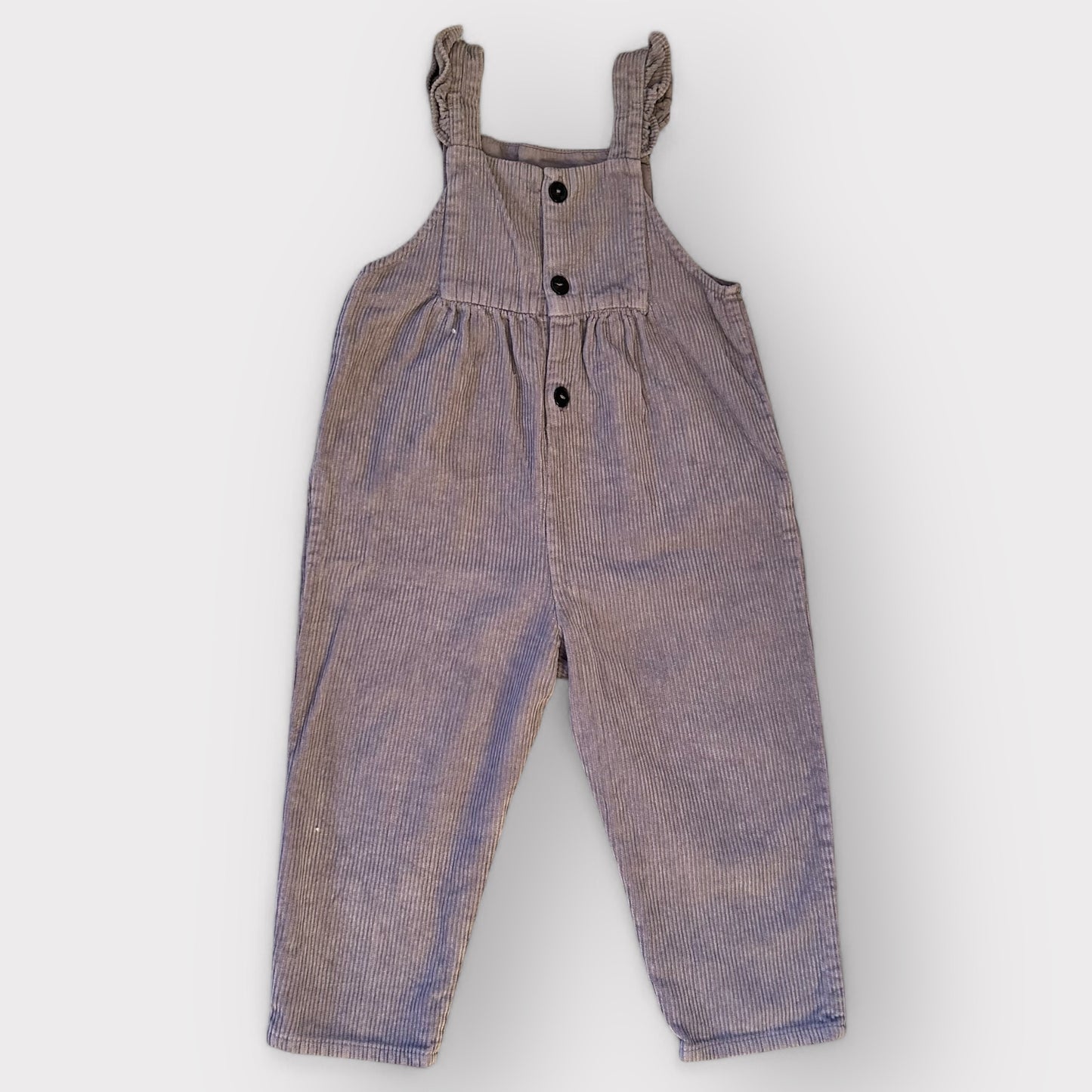 3-4 Years Zara Purple Corduroy Dungarees Overalls