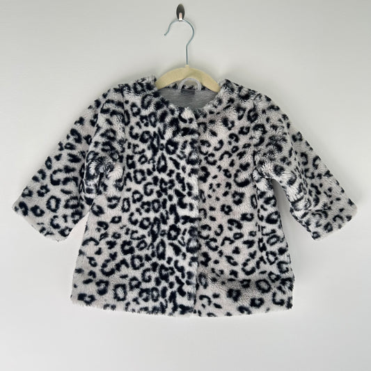 12-18 Months Next Leopard Print Fur Coat