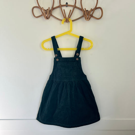 2-3 Years Next Dark Green Corduroy Pinafore Dress