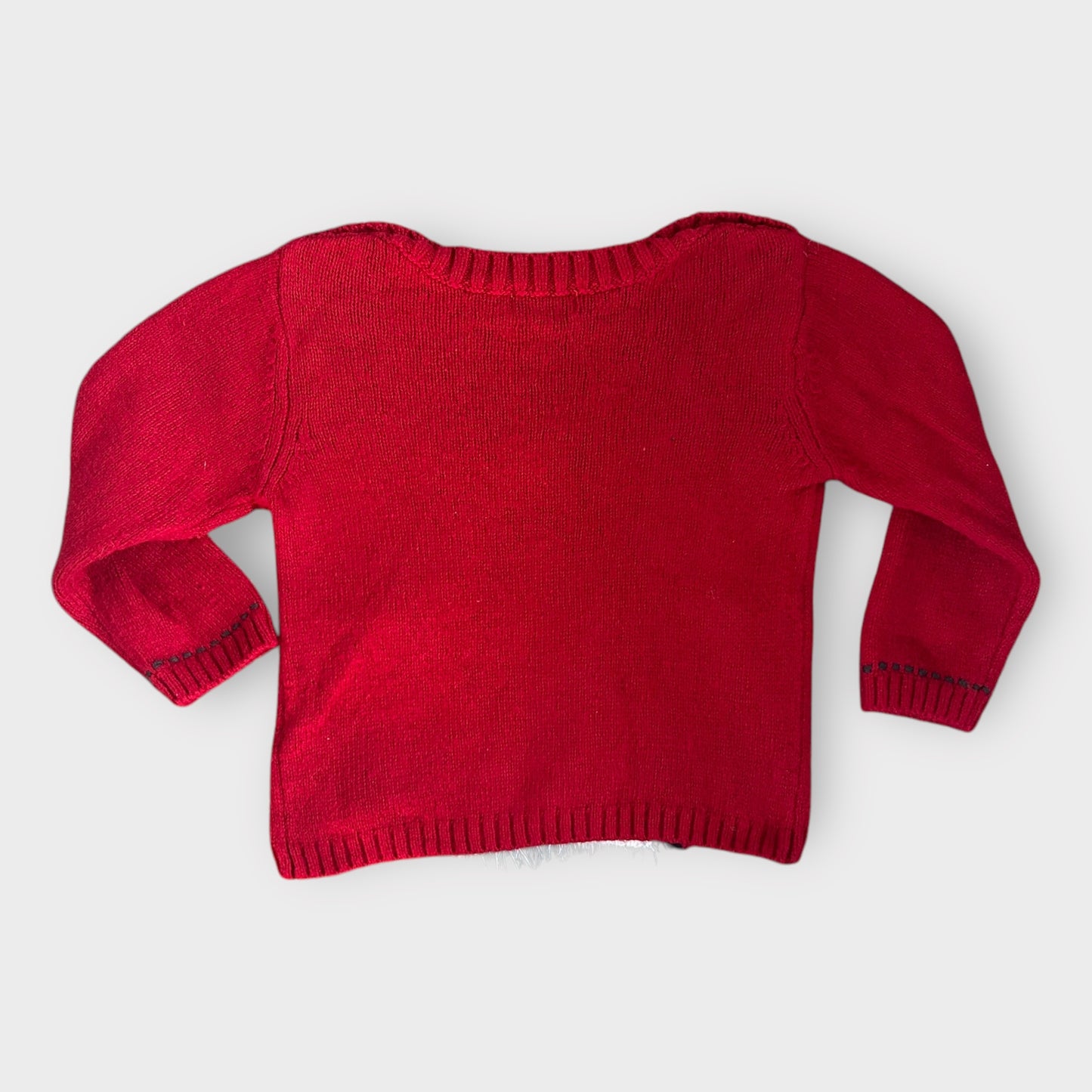 12-18 Months Next Red Christmas Jumper Pengiun Reindeer