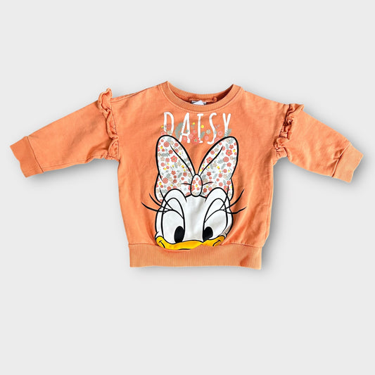 12-18 Months Next X Disney Daisy Duck Orange Sweatshirt