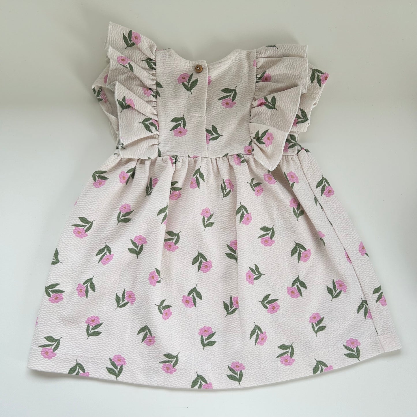 12-18 months Zara pink and beige floral dress