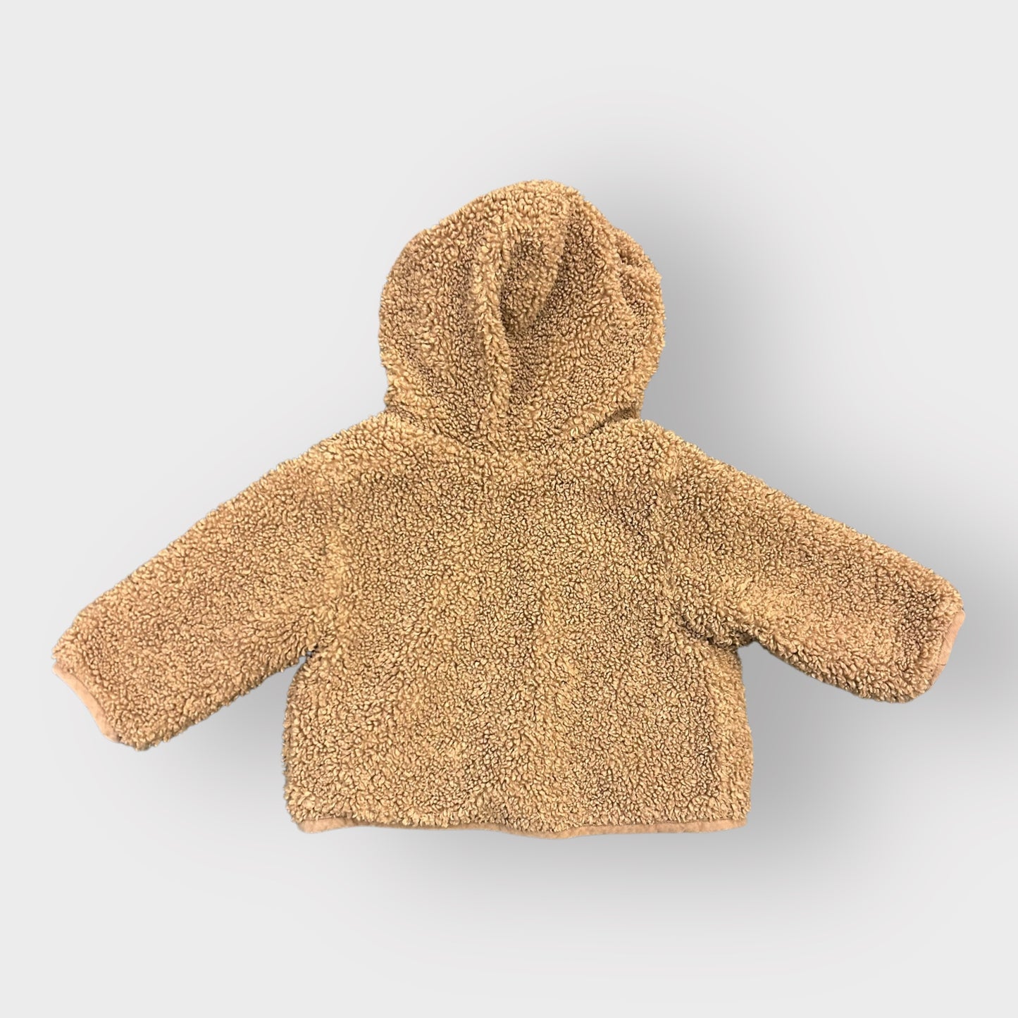 3-6 Months Zara Brown Teddy Boucle Coat Jacket