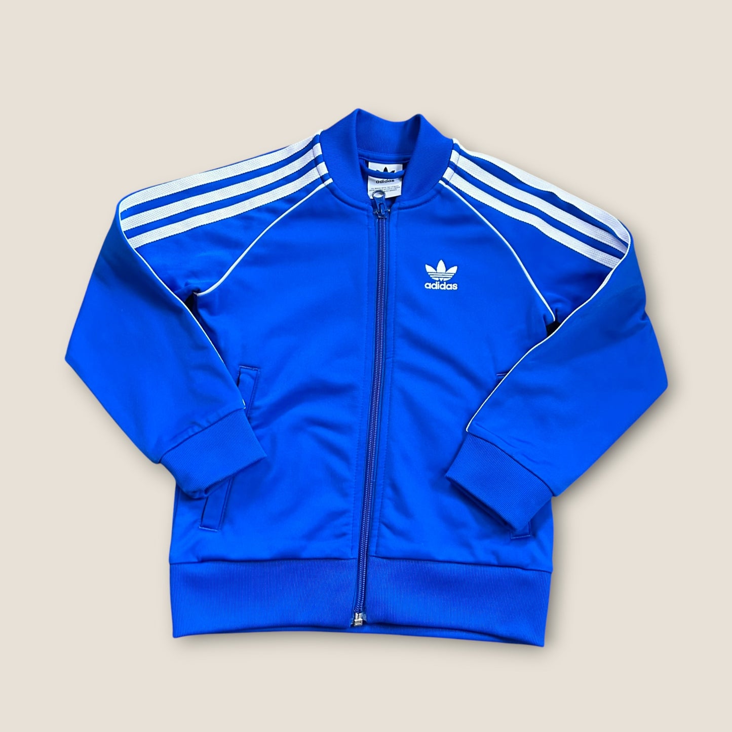 4-5 Years Adidas Originals Blue Zip Jacket